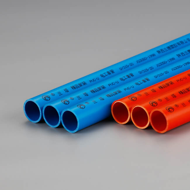 蘭塔管道、產(chǎn)品中心、PVC-U紅藍(lán)線管系列